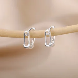 Brincos Ossos de Peixe Aço Inoxidável - Imagem 5