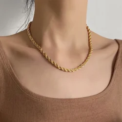 Colar Twist Aço inoxidável - Imagem 3