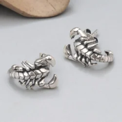 Brincos Prata Esterlina 925 Escorpião - Imagem 5