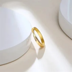 Anel Torcido Fino de 3 mm Aço Inoxidável - Imagem 3