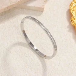 Pulseira Aço Inoxidável com Pontos de Luz - Imagem 4