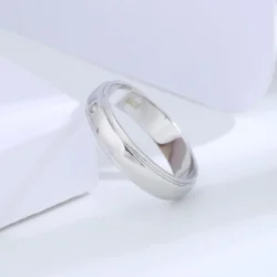 Anel de Noivado Prata 925 com Pedras de Zircônia - Imagem 3