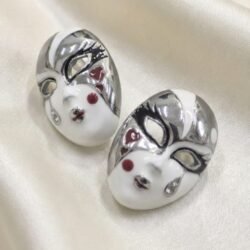 Brinco Inox Máscara Teatro Veneziana